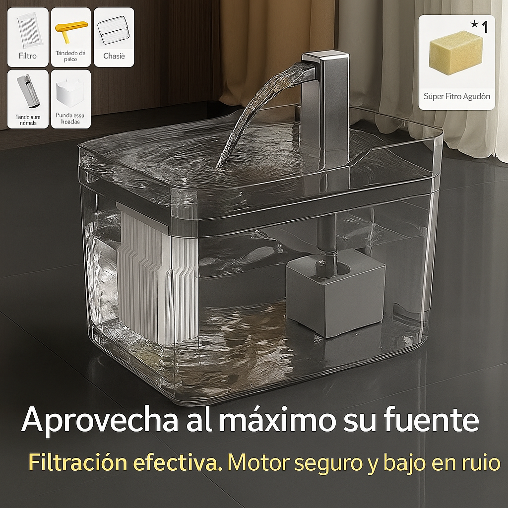Fuente de Agua para Mascotas.