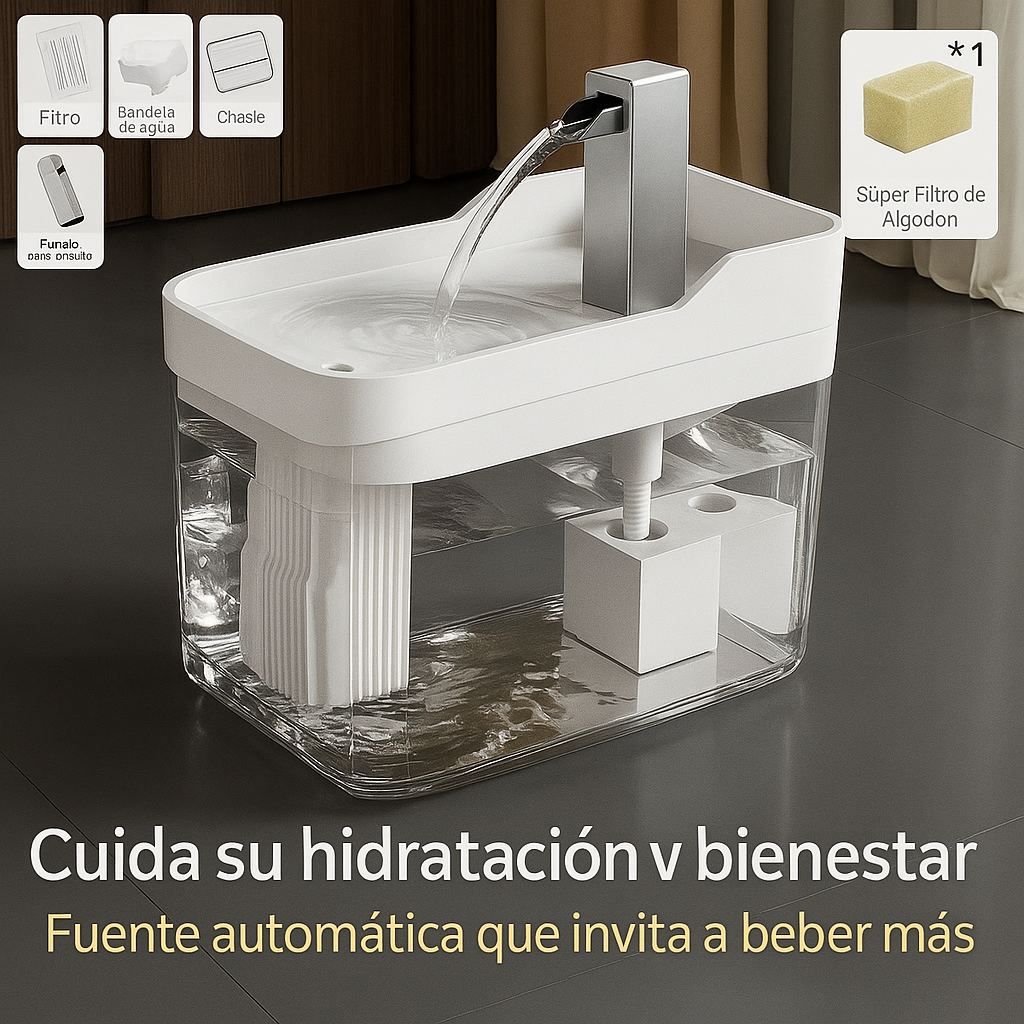 Fuente de Agua para Mascotas.